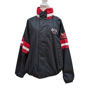 Vintage Top Gear x Toyota Starter Jacket Size L Stowaway Hood